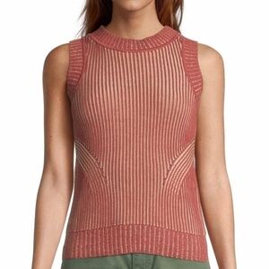 Nicole Miller Plaited Cotton Sweater